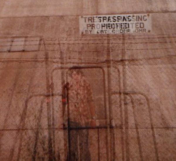 Self portrait, Gladesville Bridge, Feb 1979