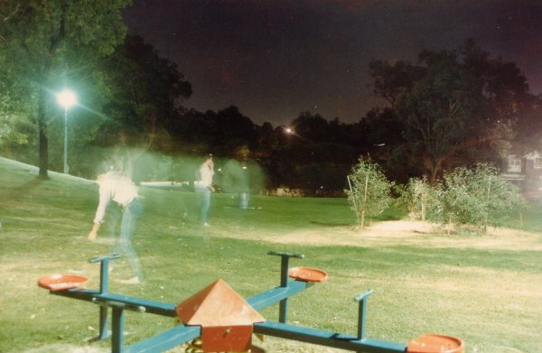 Frisbee throwing, Sydney, Jan 1984