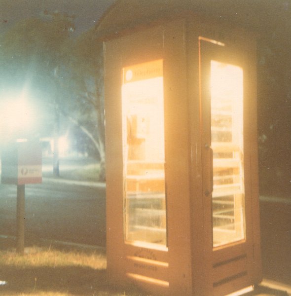 Telephone Box, Angophora Reserve, Forestville, Oct 1979