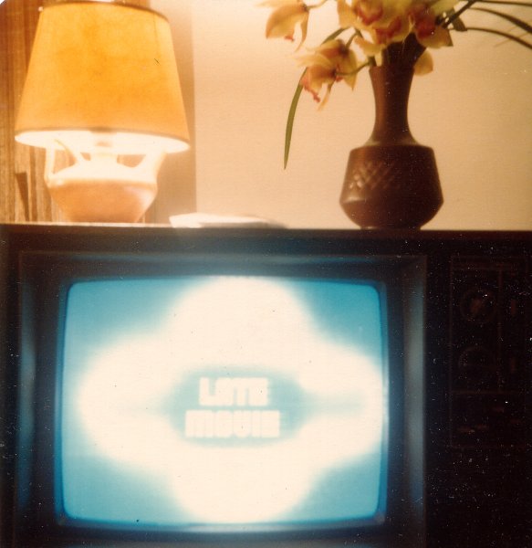 Late movie with lamp, Foprestville, Oct 1979
